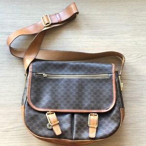 Celine Vintage Macadam satchel bag